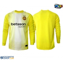 Moški Nogometni dresi Inter Milan Vratar Gostujoči 2025-26 Dolgi Rokav